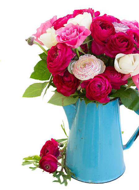 istock bunch of pink ranunculus flowers 490395238