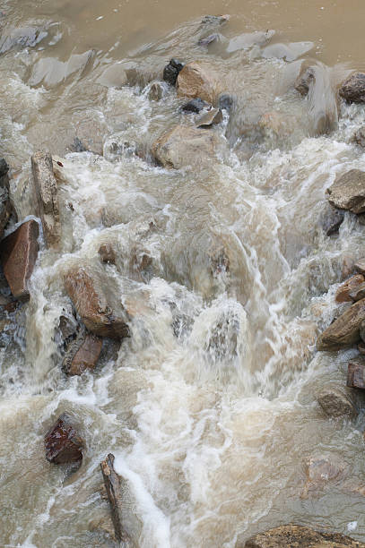 istock rapid flow of water in the river 490397286