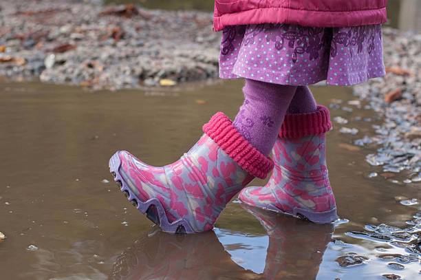 istock little girl standing in a puddle 490397338