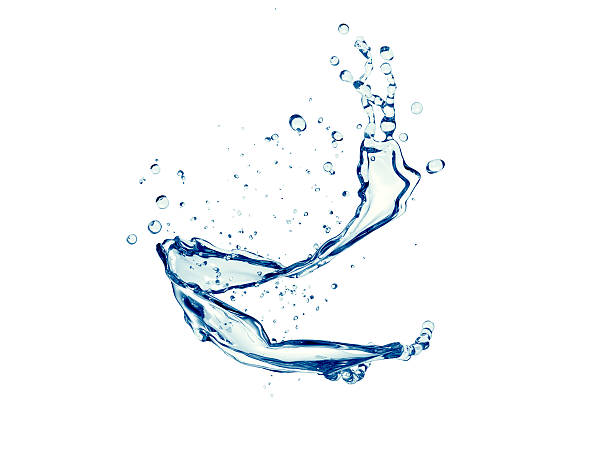 istock splash of water isolated on white with clipping path 490398916