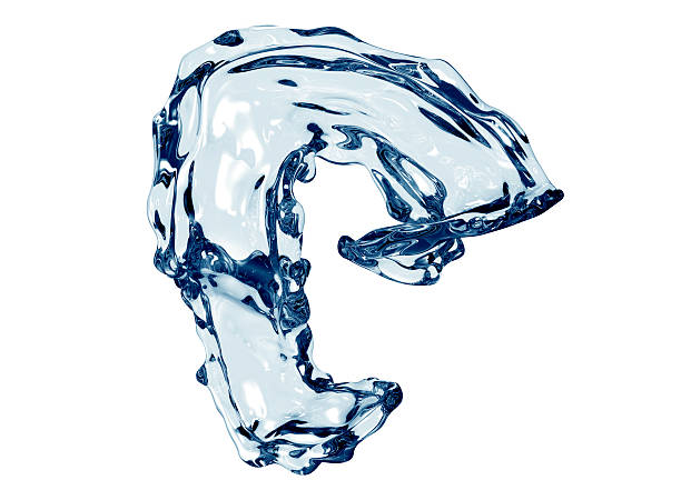 istock splash of water isolated on white with clipping path 490399180