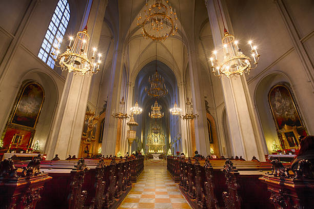 Vienna, Austria - January 6, 2014: View of the interior of St.Augustine Church in the city