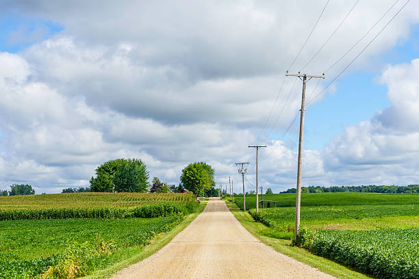 fotografii de stoc, fotografii și imagini scutite de redevențe cu drum rustic în inima americană - mediu rural