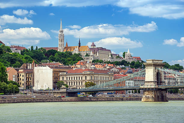 istock Budapest city skyline and Danube river - Hungary 490427574