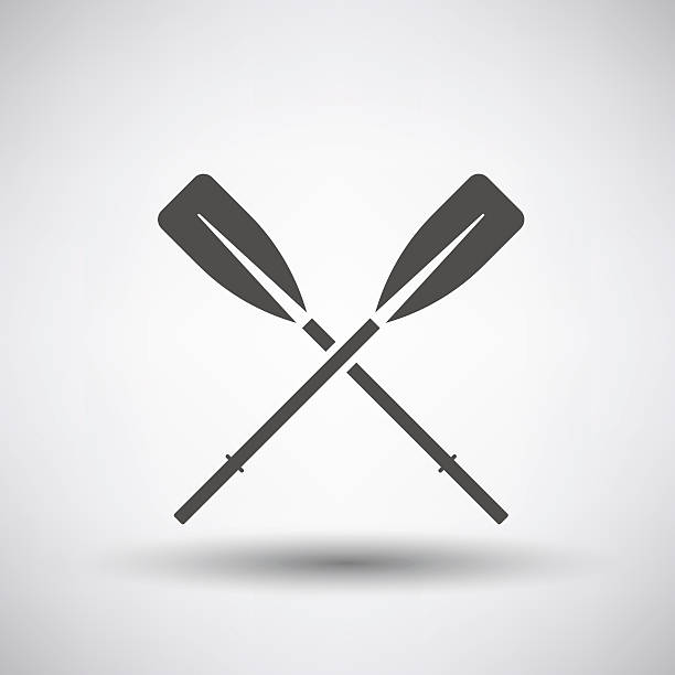 значок oars - oar stock illustrations