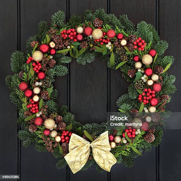 Merry Christmas Background Stock Photo - Download Image Now - Mistletoe,  Advent, Blue Spruce - iStock