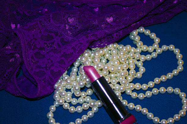 istock Lipstick, Lace, and Pearls 490432882