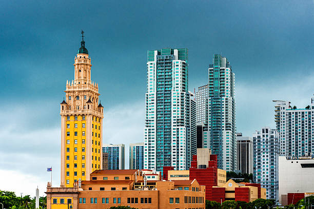 istock freedom tower and other skyscrapers in Miami 490434884
