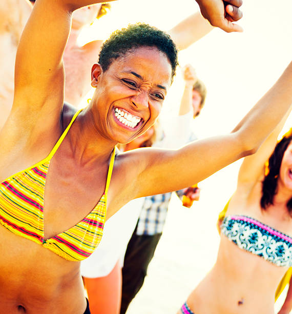 istock People Celebration Beach Party Summer Holiday Vacation Concept 490435546