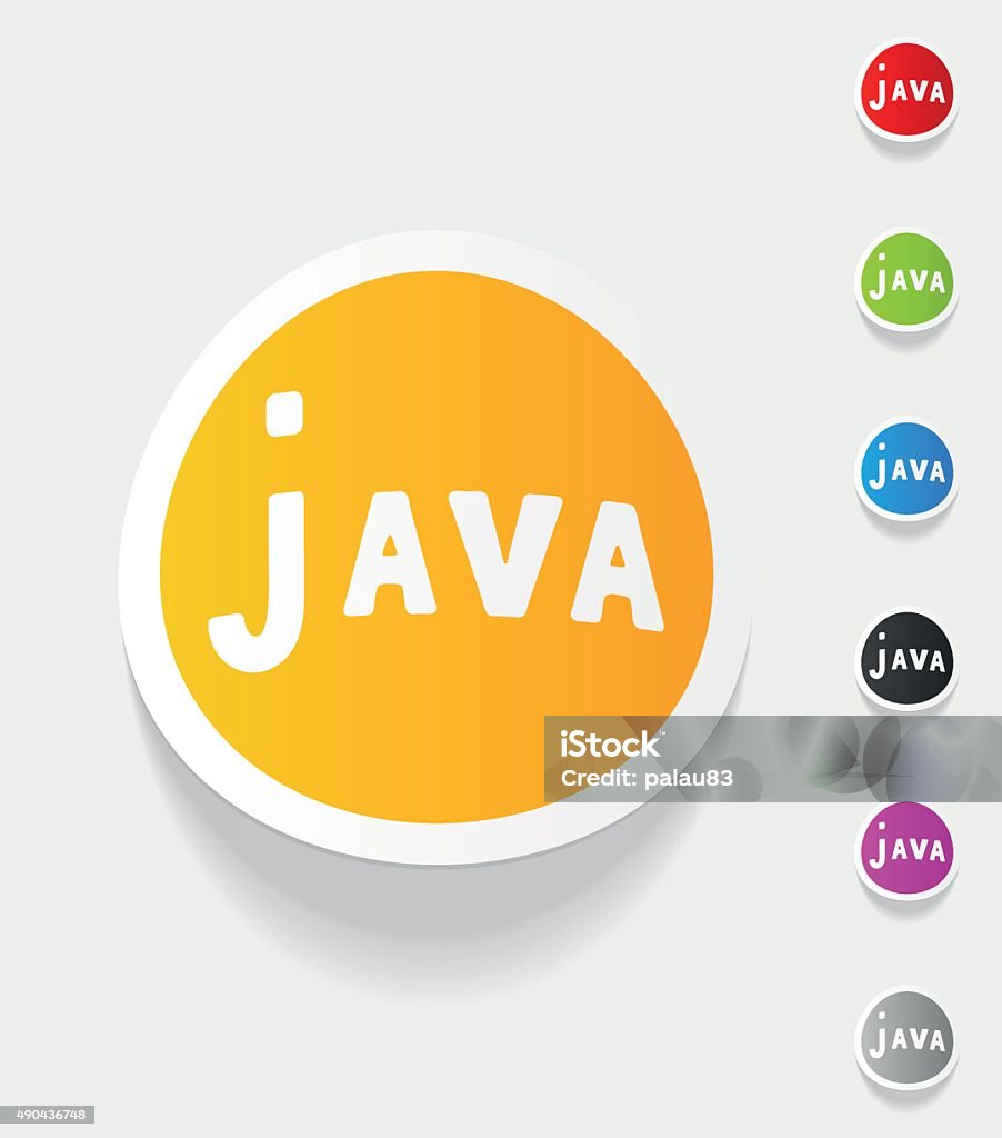 Realistic Design Element Java Stock Illustration - Download Image Now ...