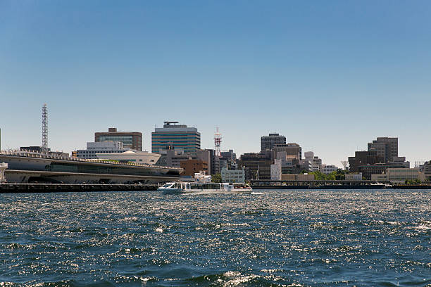 minato mirai em yokohama, japão - mm21 - fotografias e filmes do acervo