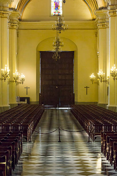 istock Inside the cathedral on the Plaza de Armas in Lima 490438982