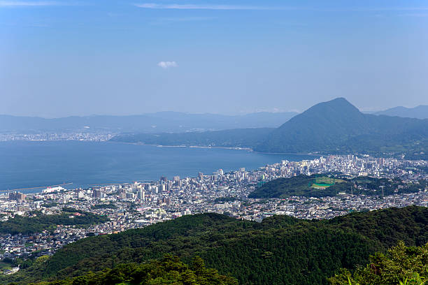 istock Beppu city in Oita, Japan 490439862