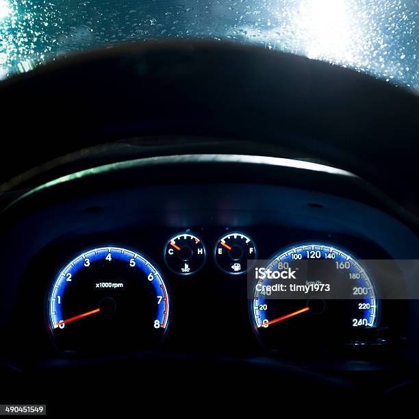 Car Instrument Panel Stock Photo - Download Image Now - Blue, Car, Change