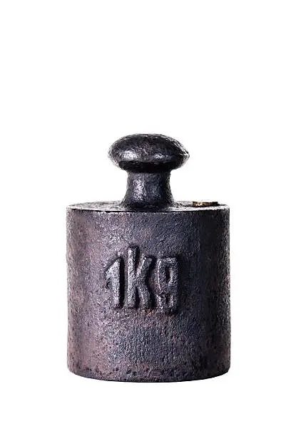 Photo of Vintage iron 1 kg weight.