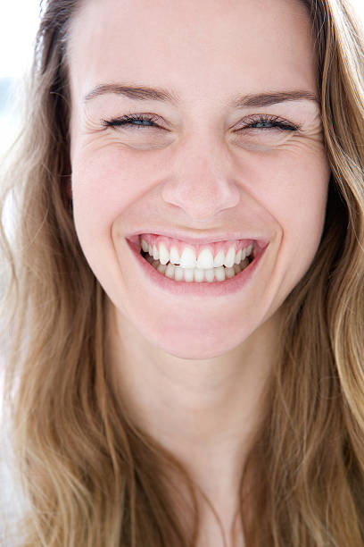 istock Woman laughing with joy 490451905