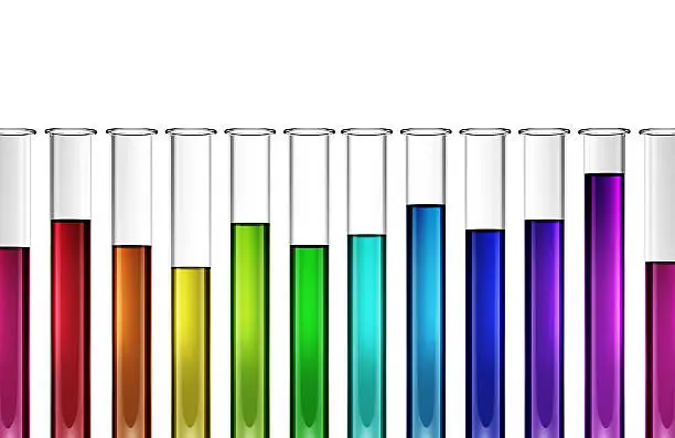 Photo of technology biotech chemical research test tube 3d