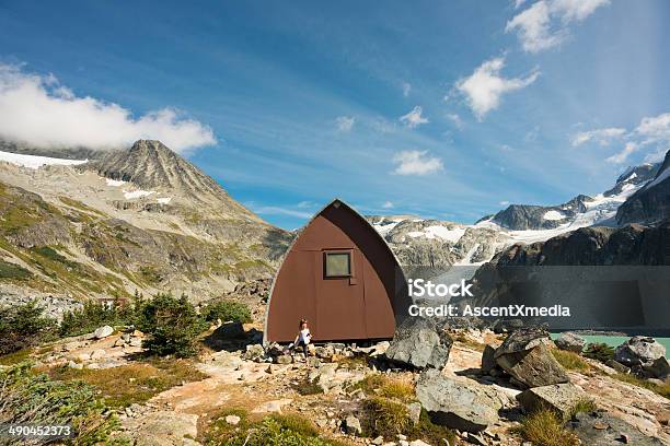 Alpine Cabin Stock Photo - Download Image Now - Beauty In Nature, British Columbia, British Columbia Coast Mountains