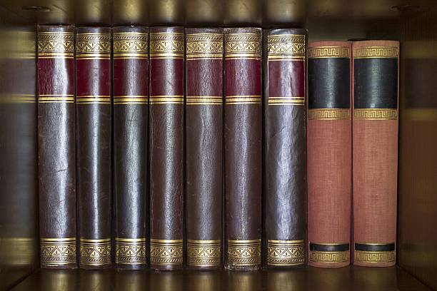 istock Books on a wooden shelf 490453891