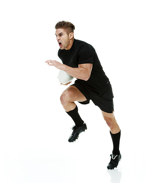 istock Rugby player running with ball 490457217