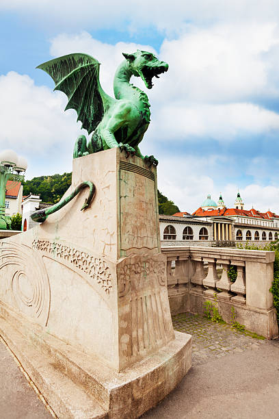 istock Dragon statue in Ljubljana 490457917