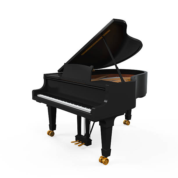 istock Grand Piano Isolated 490458129
