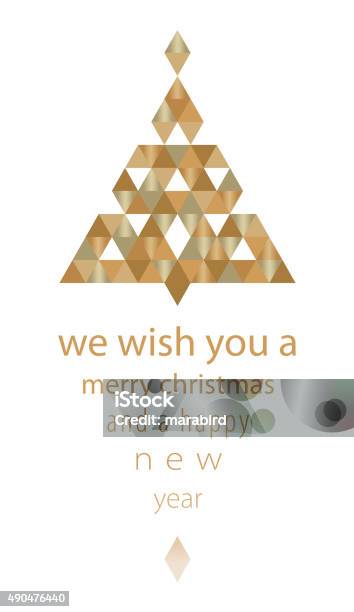 Abstract Christmas Tree Stock Illustration - Download Image Now - Christmas, Triangle Shape, Fir Tree