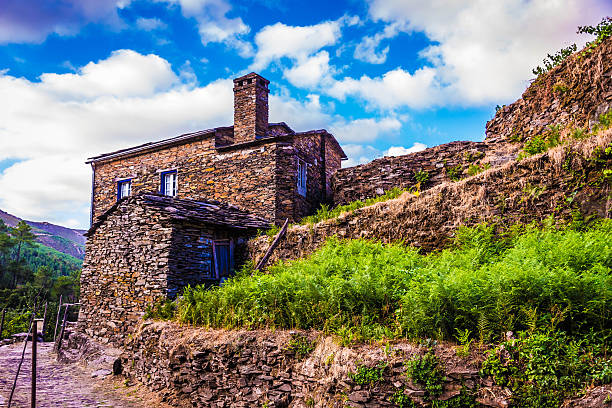 Small village in Portugal where the houses are made of \