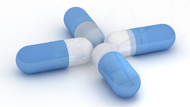 istock Pharmacy logo background. Capsules, tablets, pills. Pharmaceutical and medicine concept 490481010