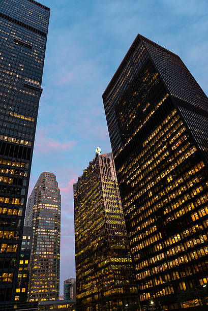 istock Toronto Financial District at dusk 490481728