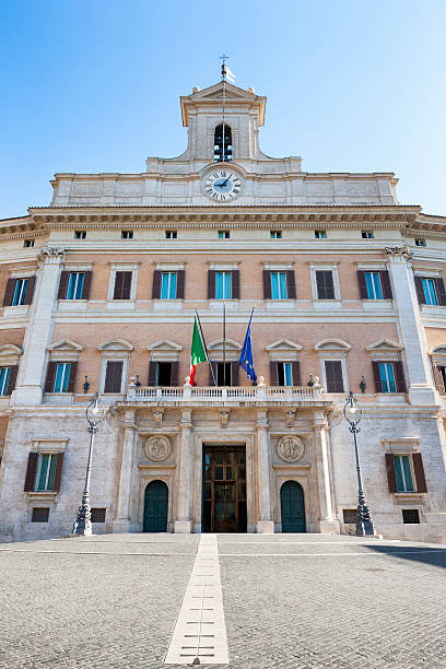 Palazzo Montecitorio in Rome, Italy