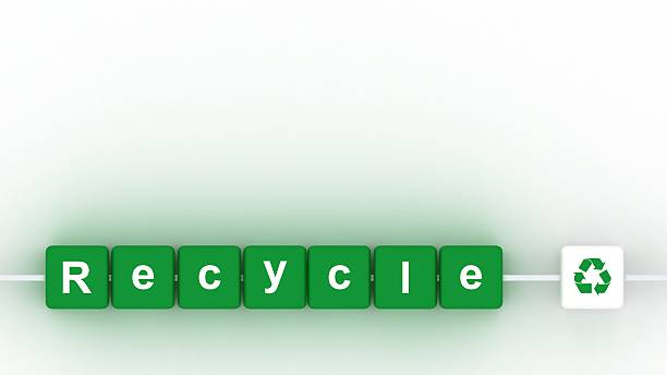 istock Recycle on dices. Ecological and green concept. 490482906