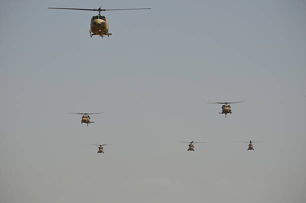 Group of Turkish Army Helicopters