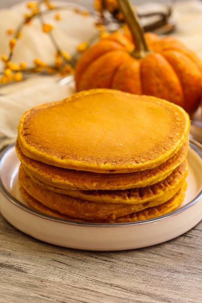 istock Breakfast - Homemade Pumpkin Pancakes 490484594