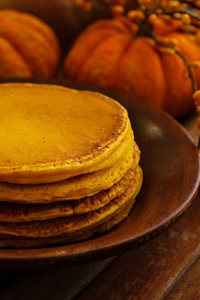 istock Breakfast - Homemade Pumpkin Pancakes 490484626