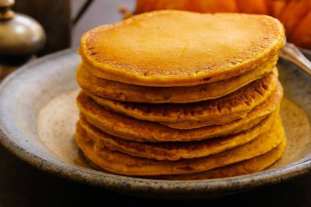 istock Breakfast - Homemade Pumpkin Pancakes 490484628