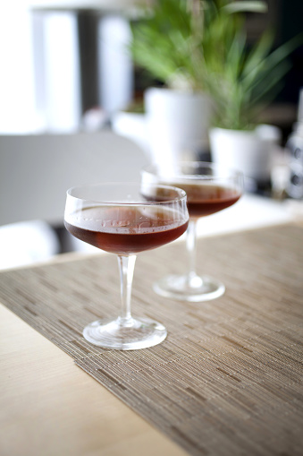 Smokey, spicy cocktails made with mescal and cherry liqueur