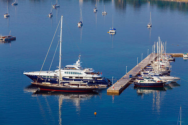 istock Marina with yachts, Kerkyra, Corfu island, Greece 490503416
