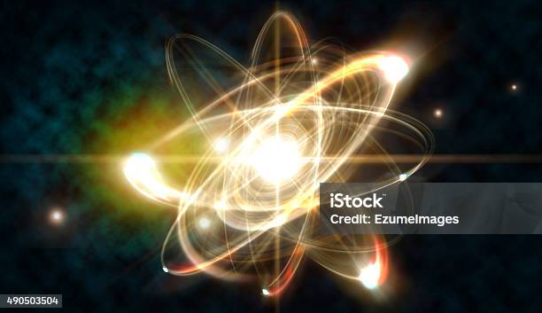 Atom Particle Stock Photo - Download Image Now - Atom, Electron, Physics