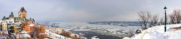 istock Quebec City skyline panorama with Chateau Frontenac 490504618