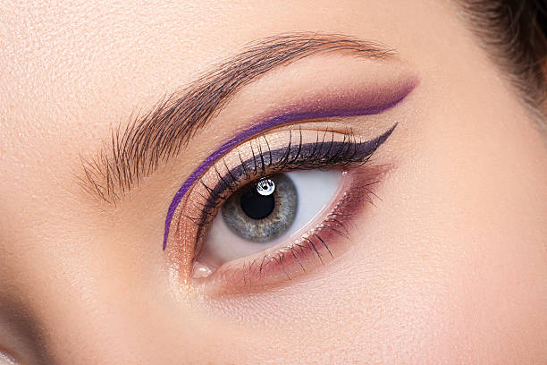 istock Beautiful and colorful eye makeup. 490511794