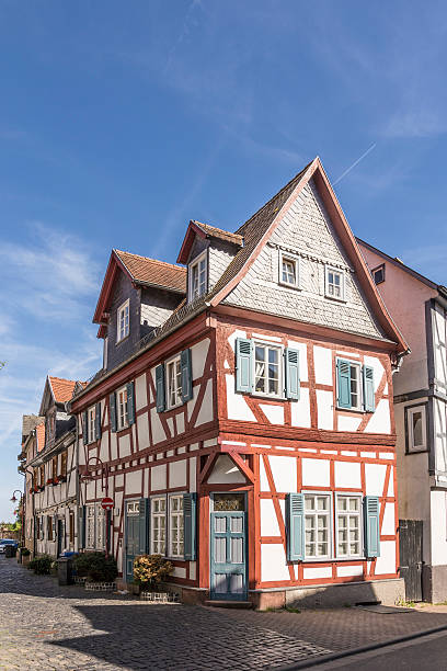 istock old timbered medieval houses  in Butzbach, Germany 490514764