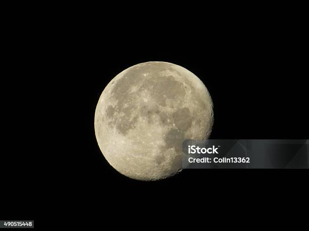 Full Moon Stock Photo - Download Image Now - 2015, Full Moon, Horizontal