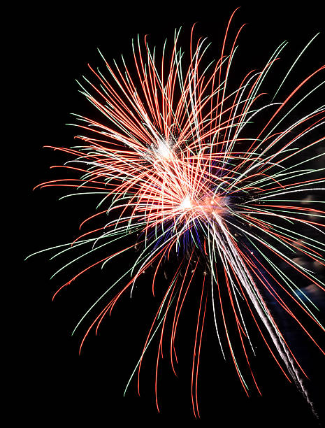 istock Colorful fireworks in the night sky 490515698