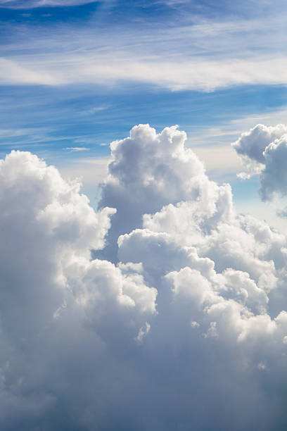 istock Dramatic clouds form abstract on the sky 490516386