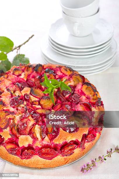 Plum Cake Stock Photo - Download Image Now - 2015, Baked, Baked Pastry Item