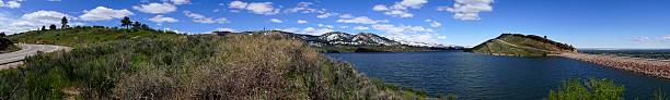 finden sie das horsetooth reservoir, fort collins - fort collins reservoir lake water stock-fotos und bilder