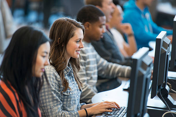 5,200+ College Computer Lab Stock Photos, Pictures & Royalty-Free ...