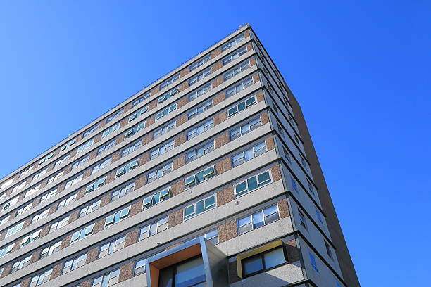 Public Housing building in Melbourne Australia