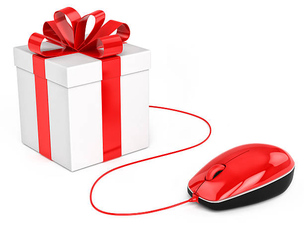 istock Buy gift online shopping. Concept 490525343